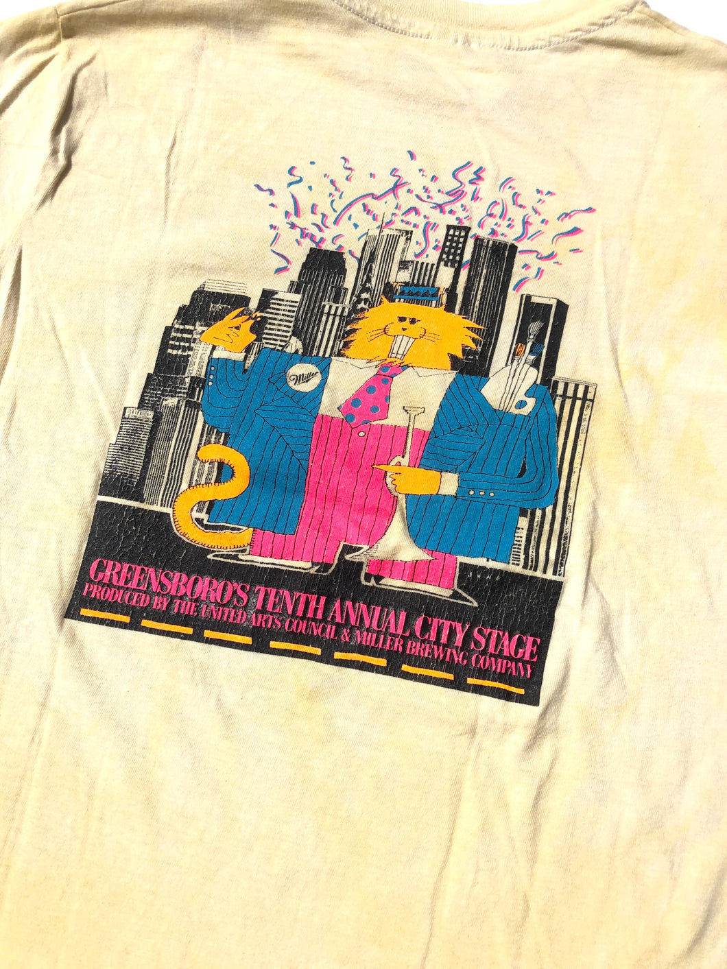 1989 miller city stage dyed shirt