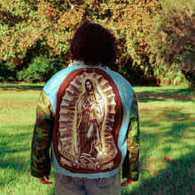 Load image into Gallery viewer, denim virgin Mary jacket