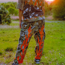 Load image into Gallery viewer, camo flame pants 03