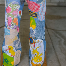 Load image into Gallery viewer, patched up jeans 04